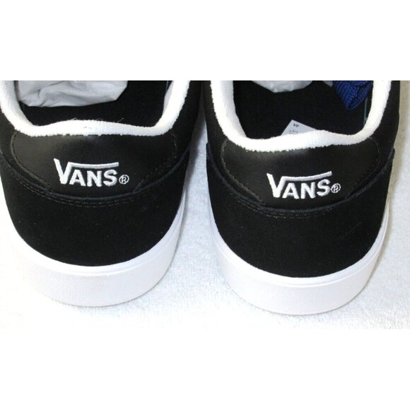 Vans Men's Cruze Too Cc 90's Retro Black Blue Canvas Suede Shoes Sizes NIB - Picture 5 of 5